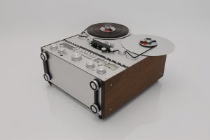 Ballfinger open reel tape recorder bottom view